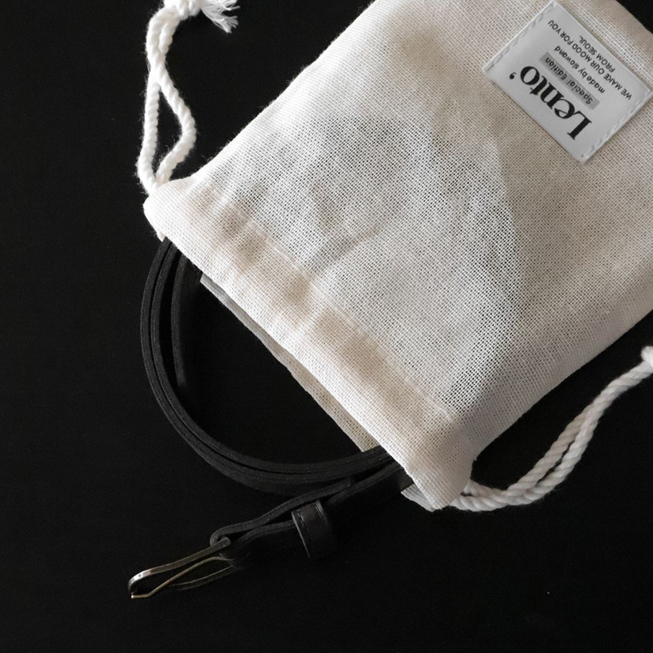 |SLOWAND| #LENTO Seasonless Antique Buckle Belt