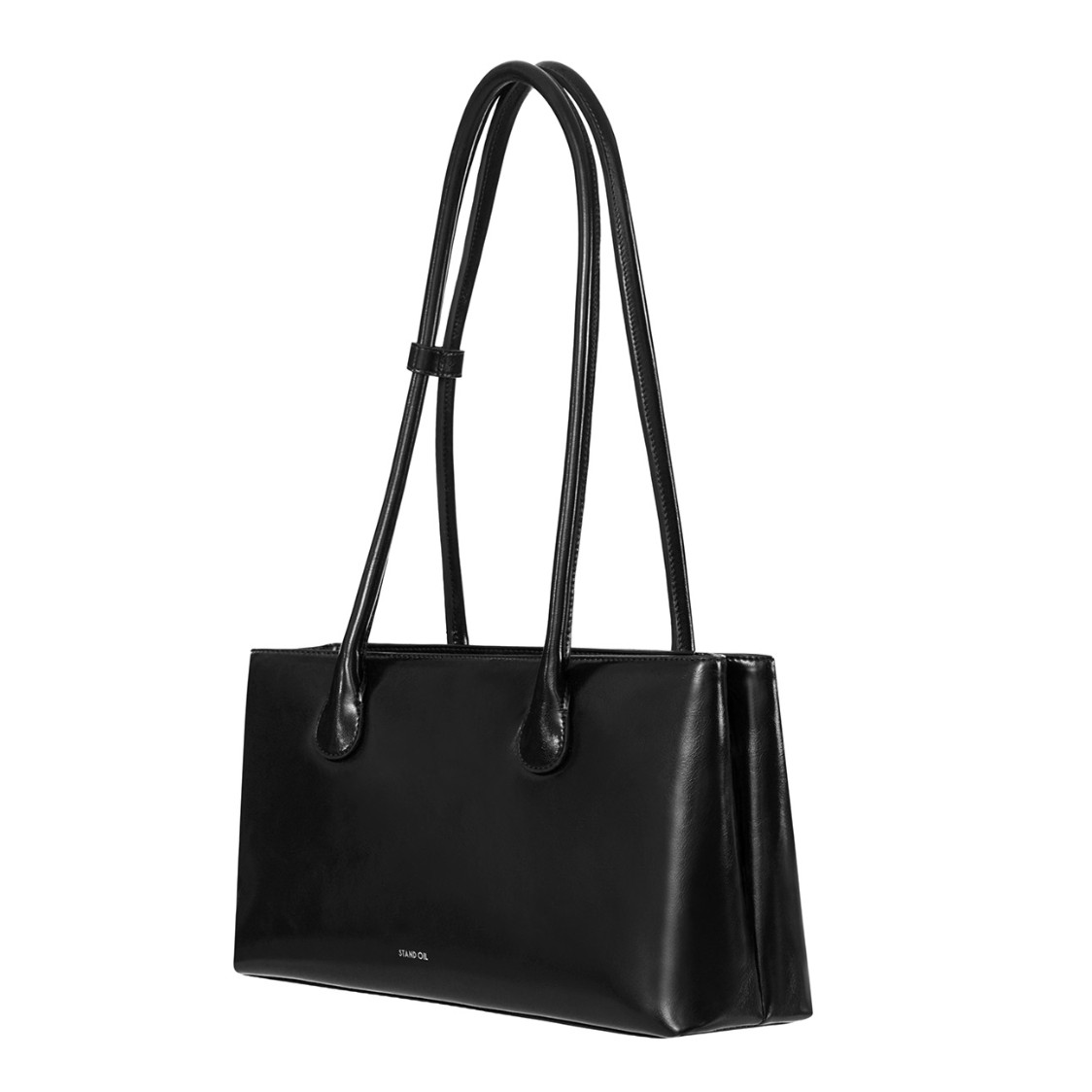 |STAND OIL| Square Low Bag (Black)