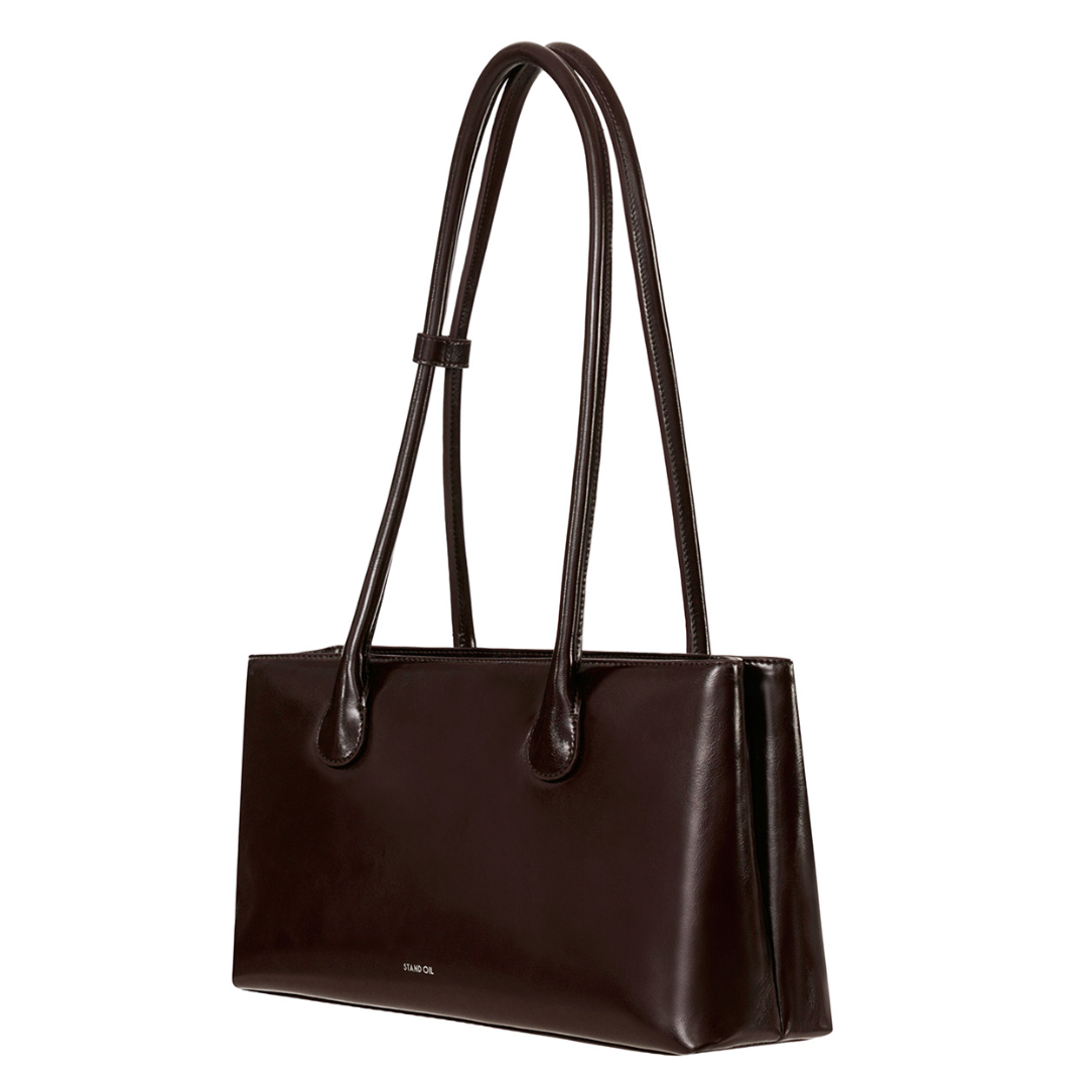 |STAND OIL| Square Low Bag (Marron)