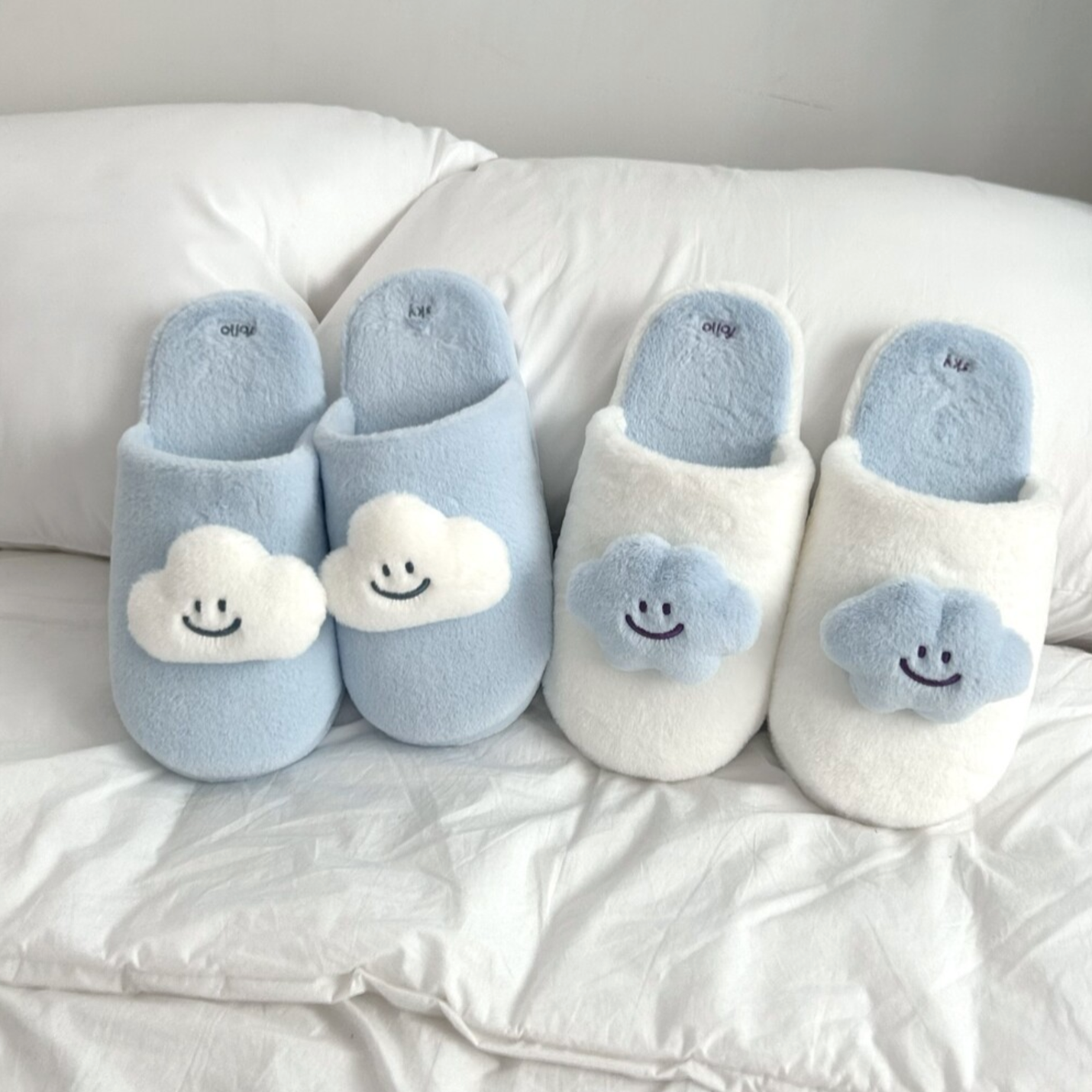 |skyfolio| Cloud Fur Slippers