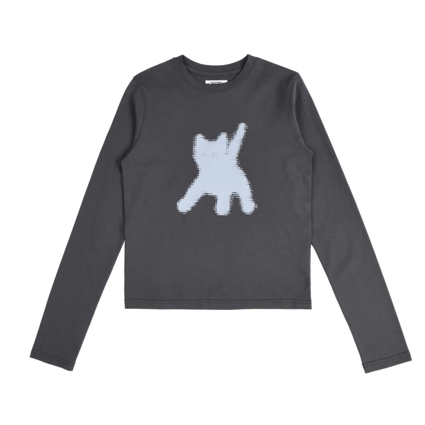 |aeae| Flashed Cats Eye L/S -|CHARCOAL|