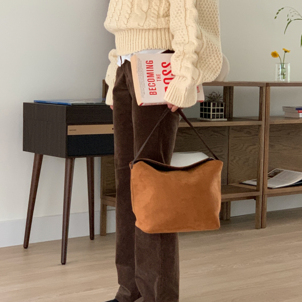 |MYDIRE| Suede Tote Bag