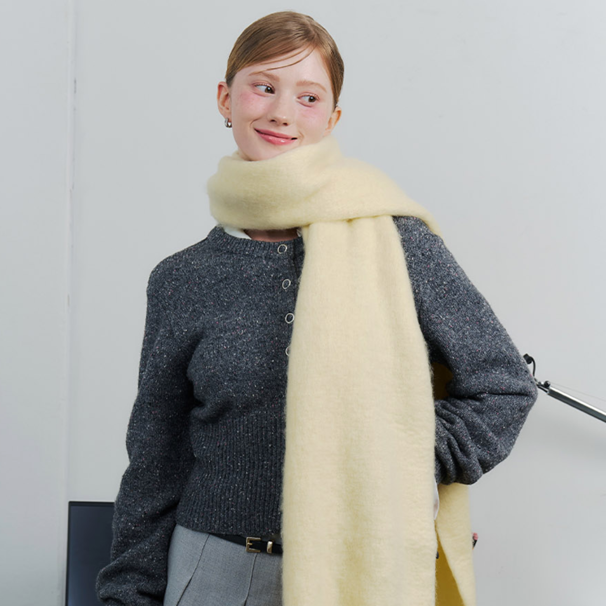 |engbrox| Cotton Candy Muffler (Lemon)