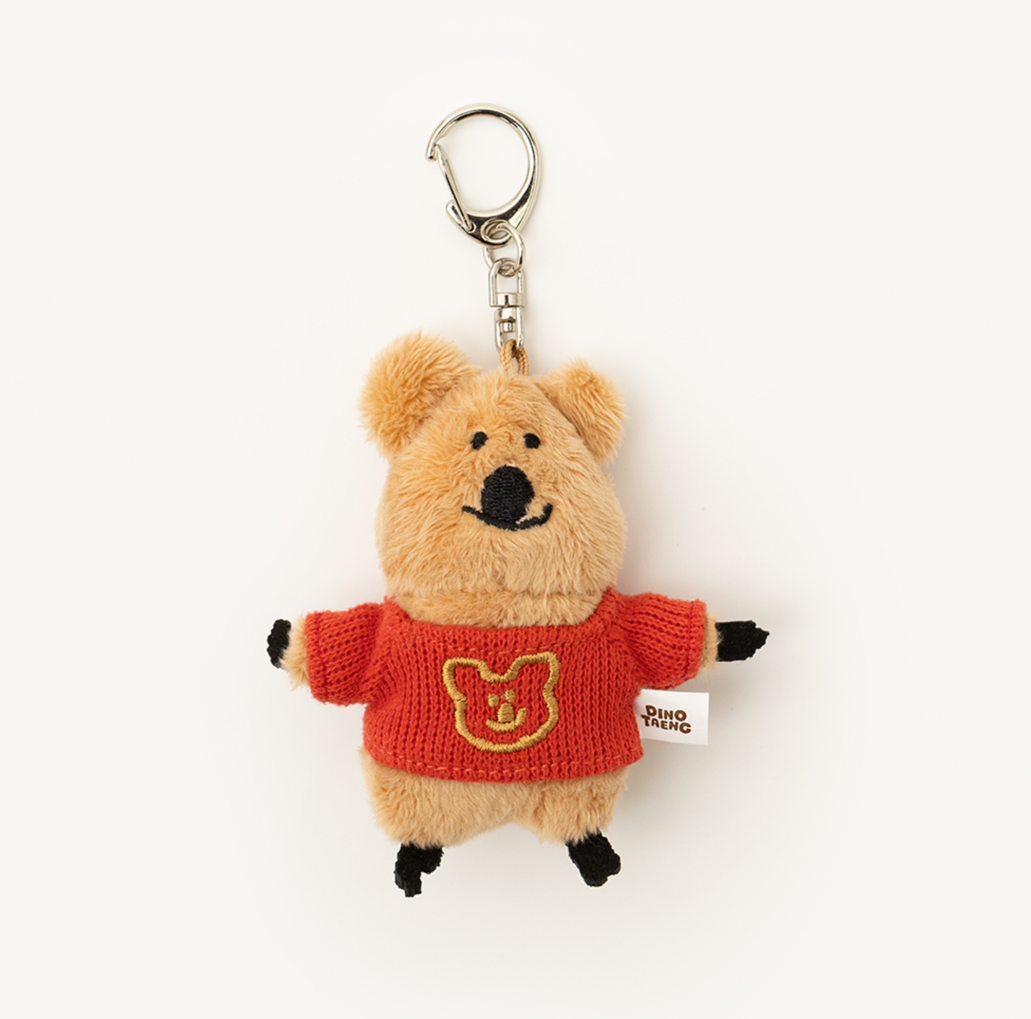 |Dinotaeng| Quokka in School Flat Fur Keyring - Quokka