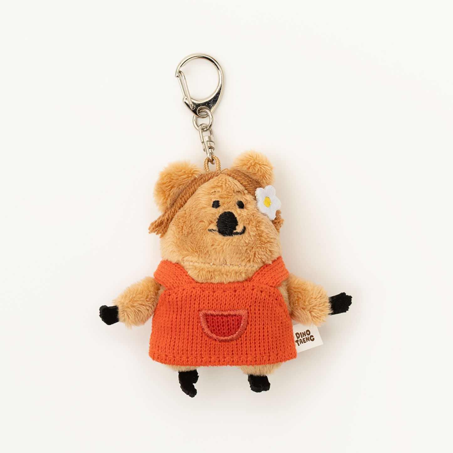 |Dinotaeng| Quokka in School Flat Fur Keyring - Daisy