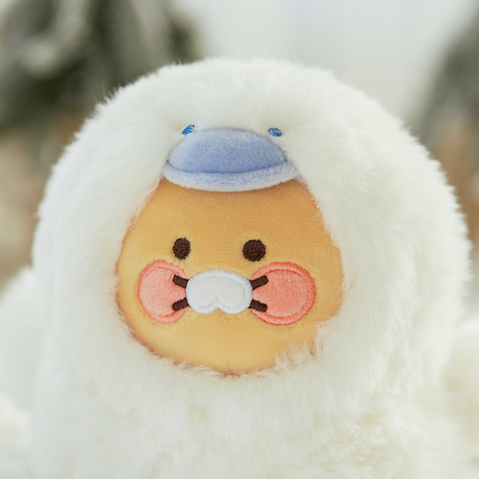 |Kakao Friends| White Edition Snowflake Mini Doll Choonsik