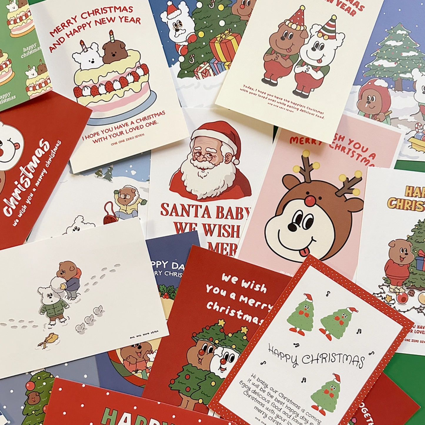 |1107| Christmas Card (28Types)