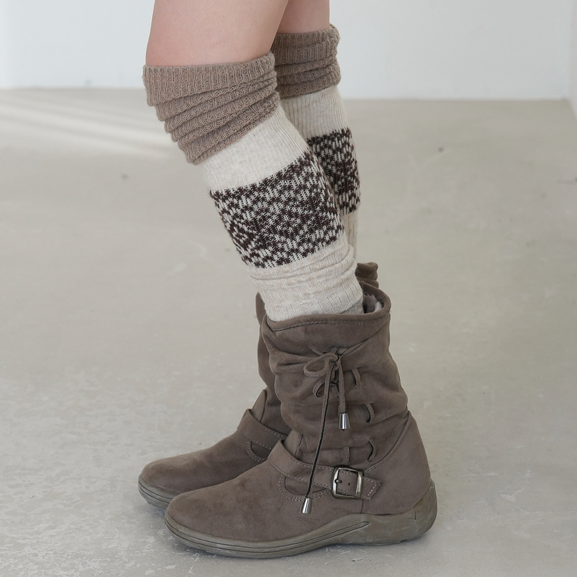 |BINARY01| Winter Nordic Leg Warmer