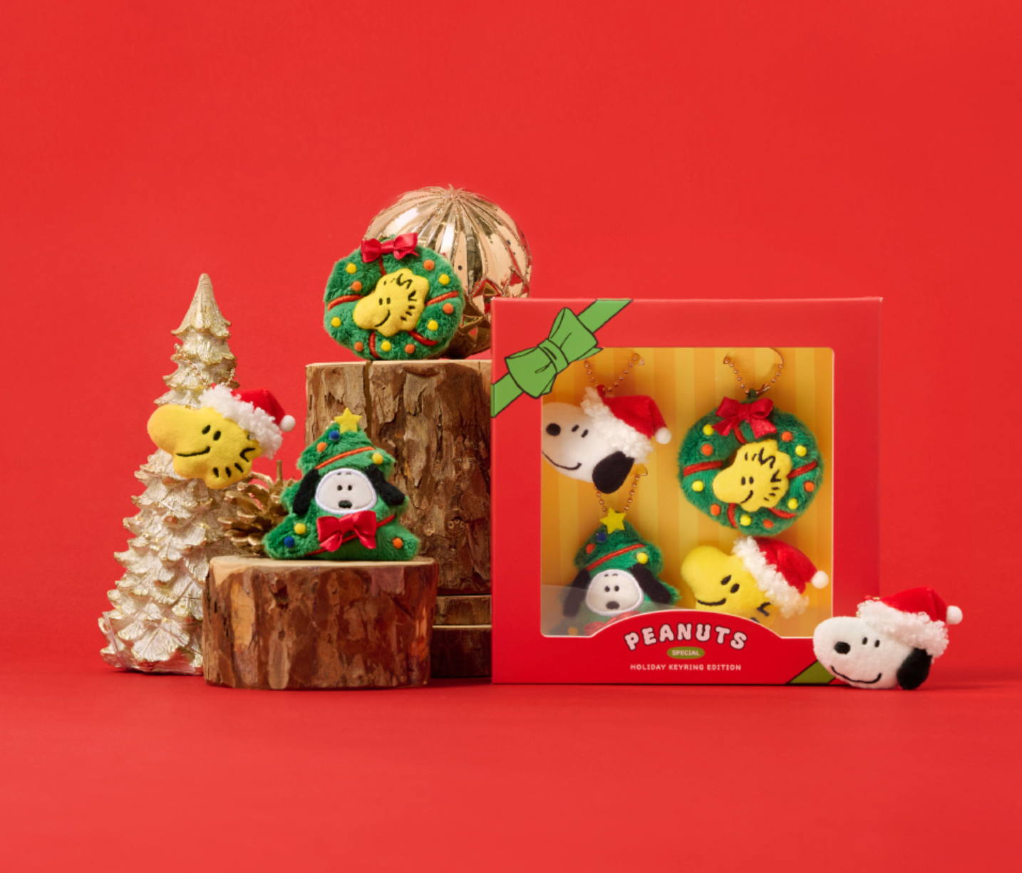 |PEANUTS| Holiday Keyring Edition Set