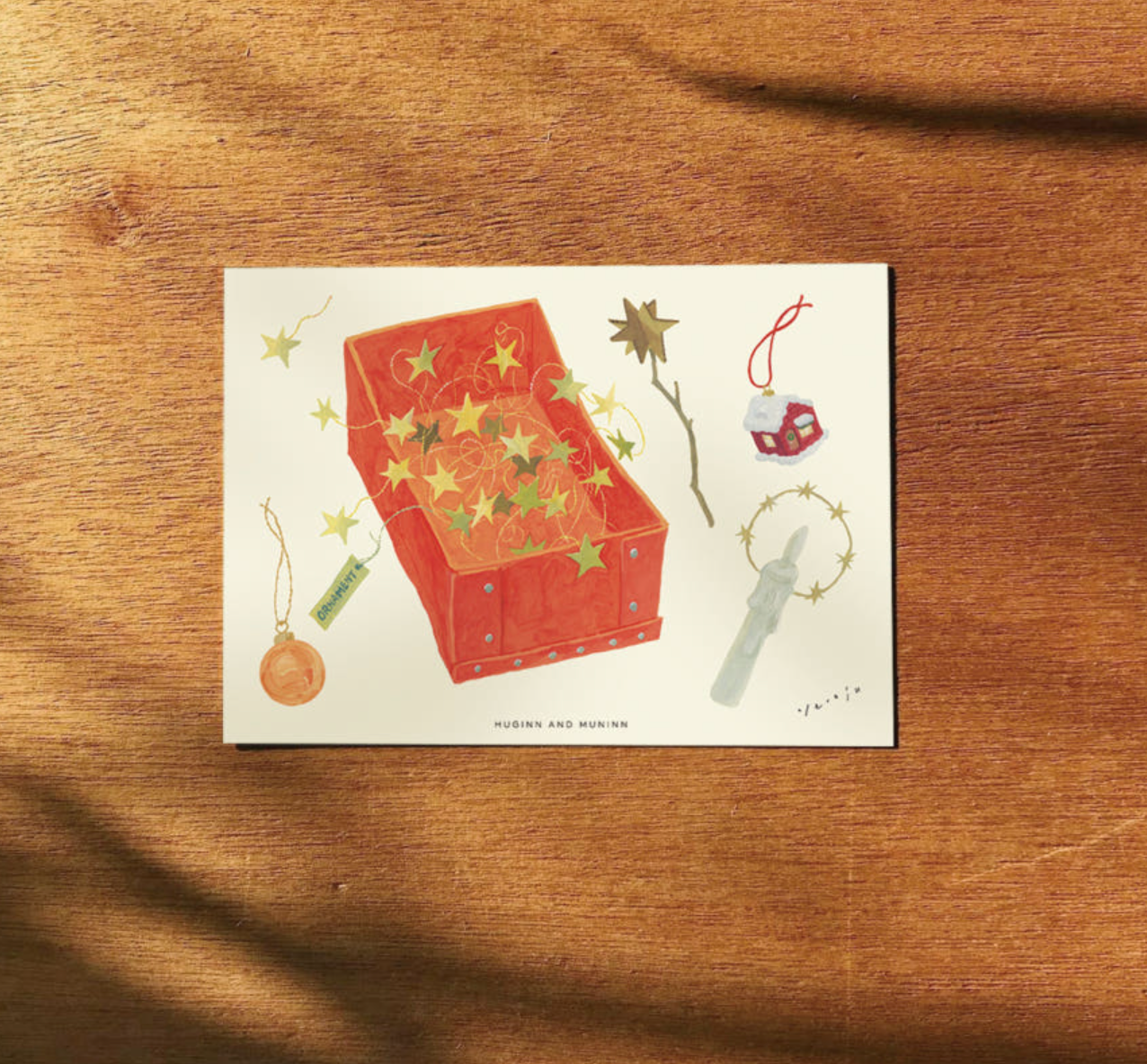 |HUGINN AND MUNINN| Drawing Card - Ornament 2