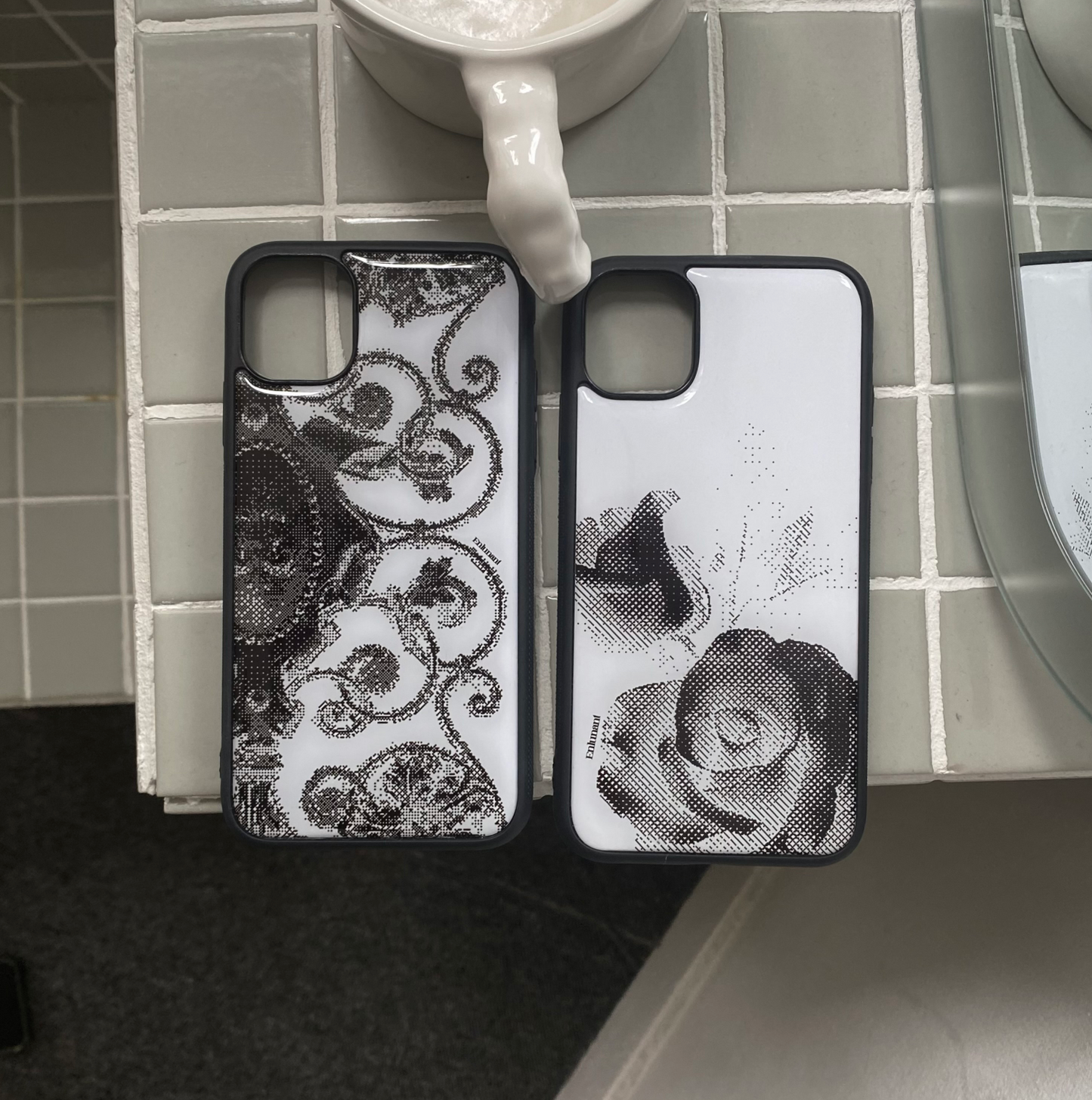|enlunant| Halftone Fence Epoxy Case