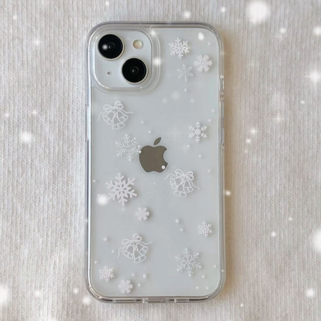 |Romantic Mood| Winter Snowflake Jelly Hard Case