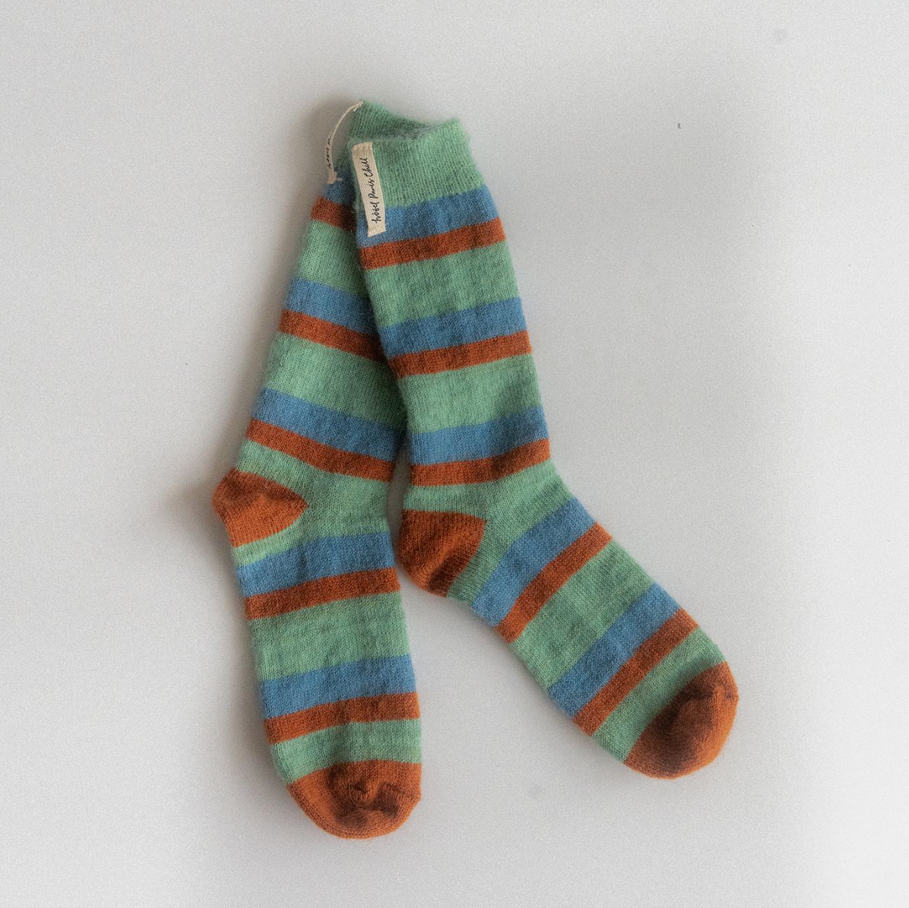 |HOTEL PARIS CHILL| Retro Striped Socks (Autumn Tints)