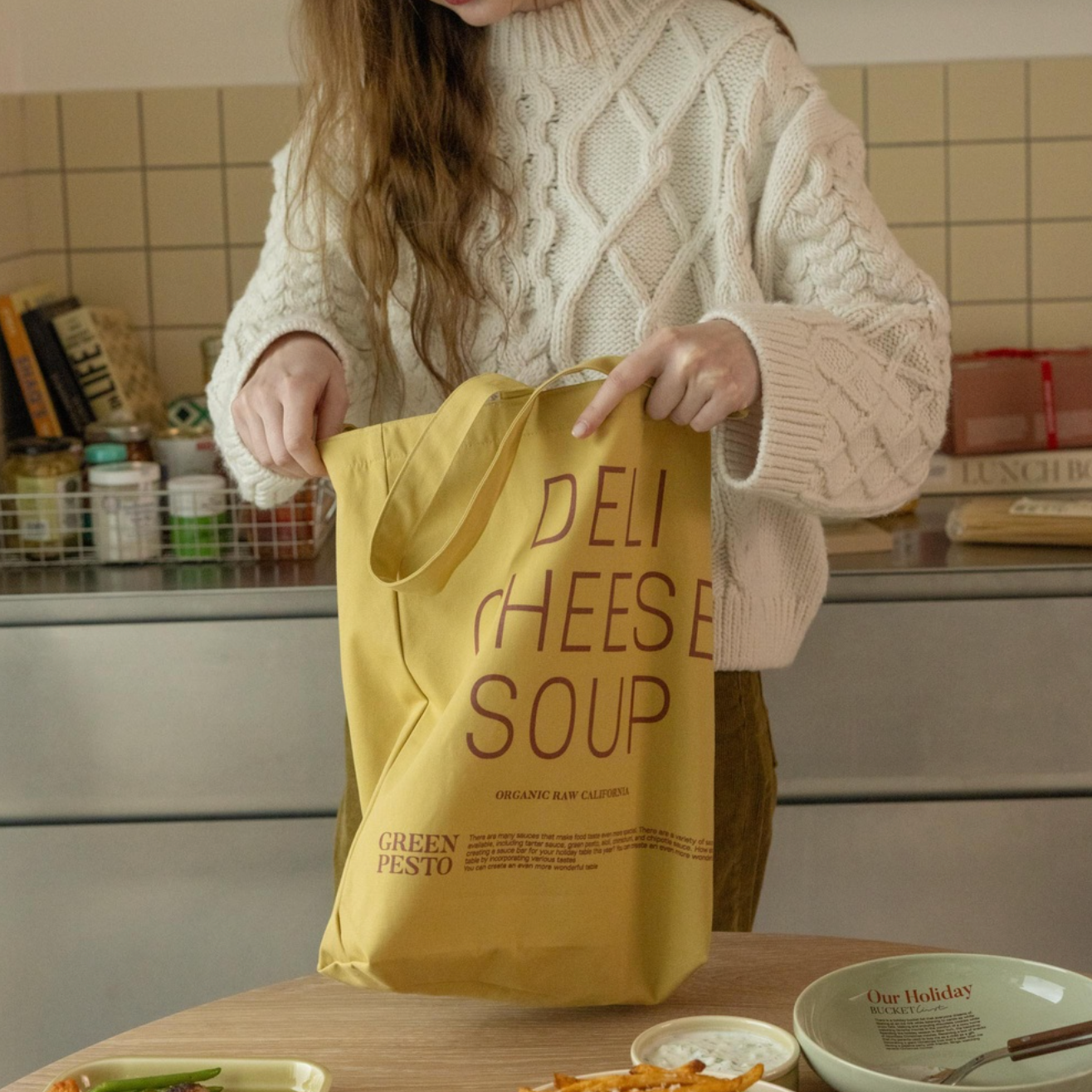 |momur| |Momur Weekend| Deli Bag Mustard