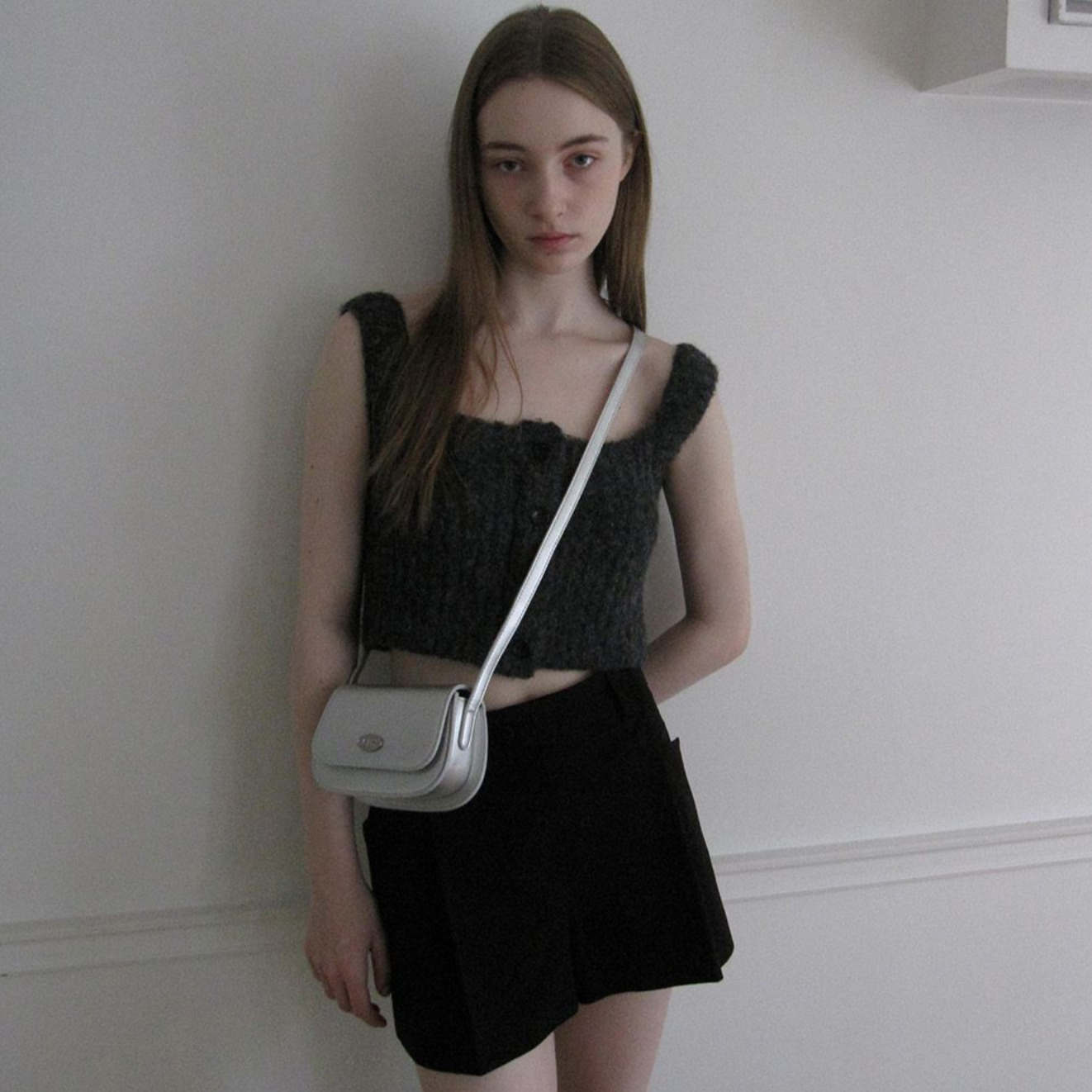 |DUMARO| Seed Cross Bag / Silver