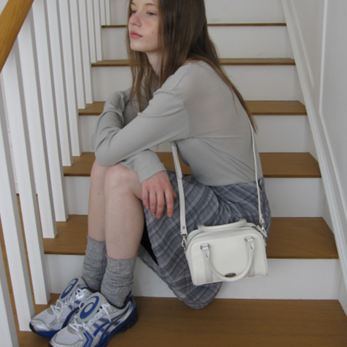 |DUMARO| Journey Small Cross Bag / Ivory