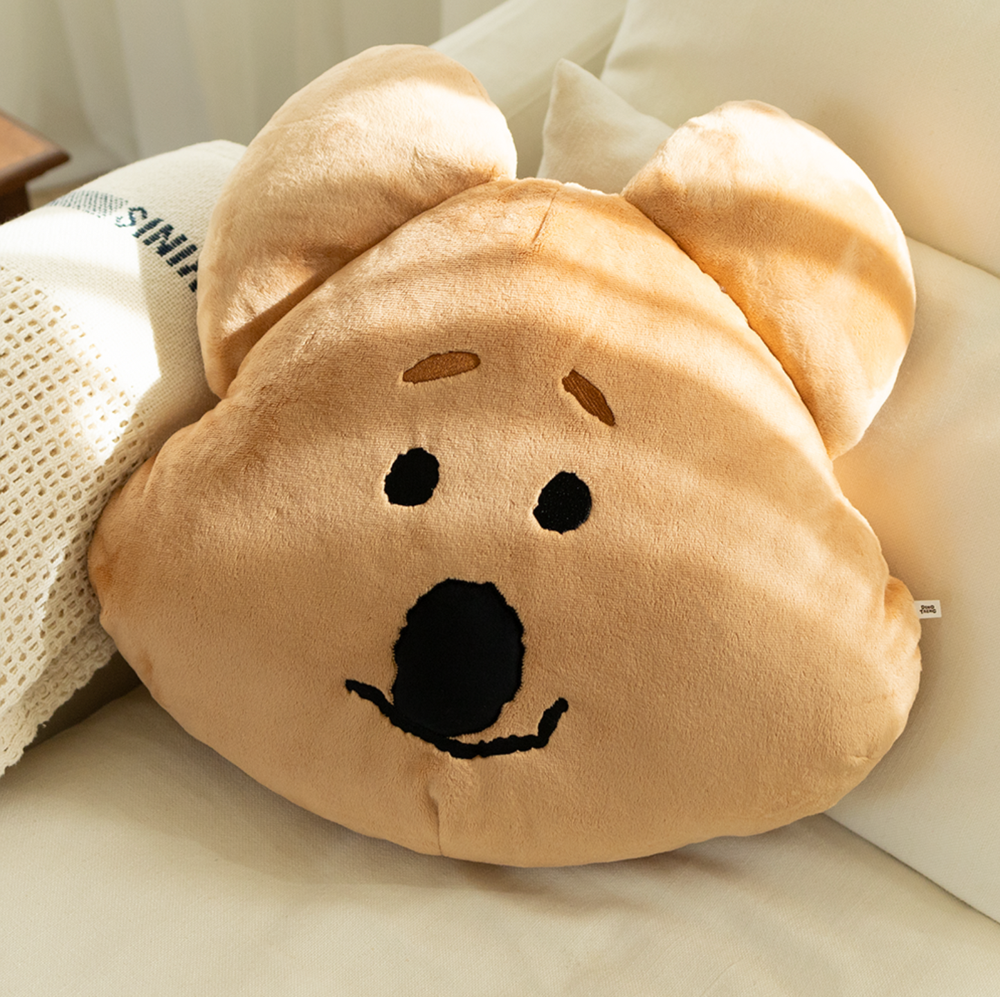 |Dinotaeng| Fluffy Face Cushion Quokka / Fatty