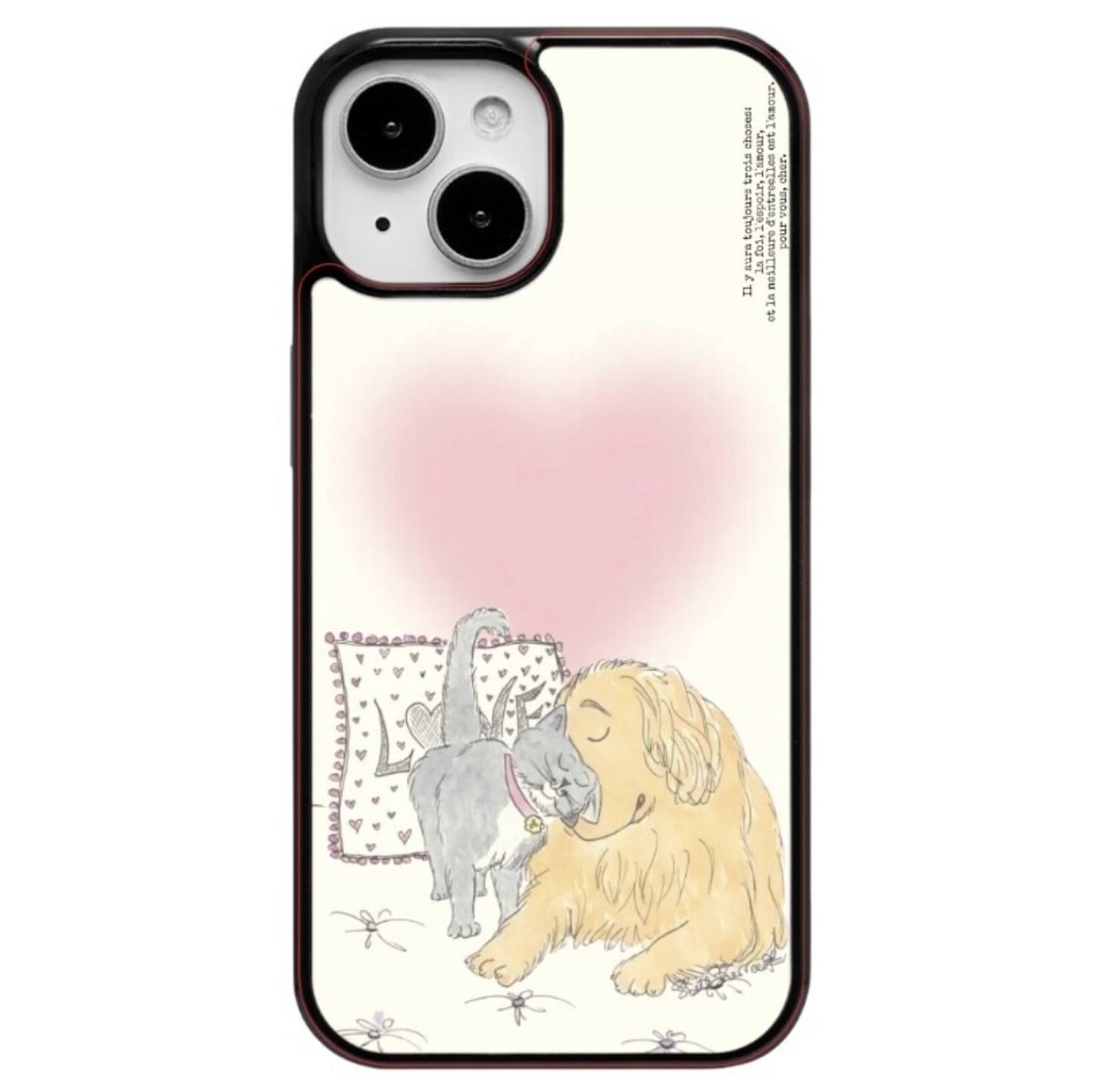|dear my muse.| Cat, Dog, Love Epoxy Phone Case