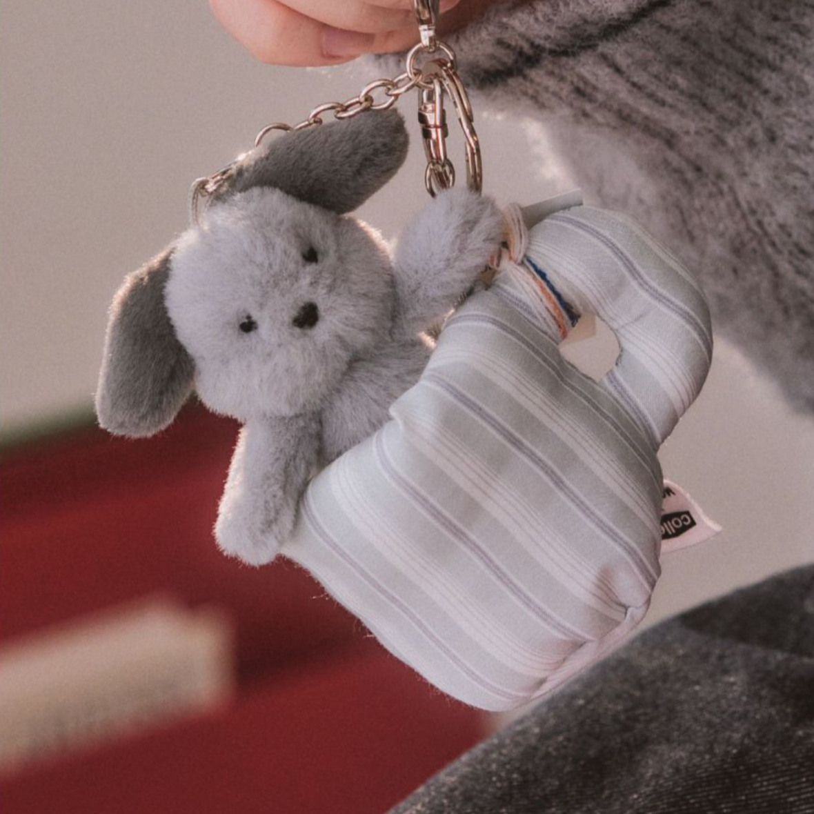 |COLLER| Mini Peri Puppy X Merge Espresso Mug Keyring Set