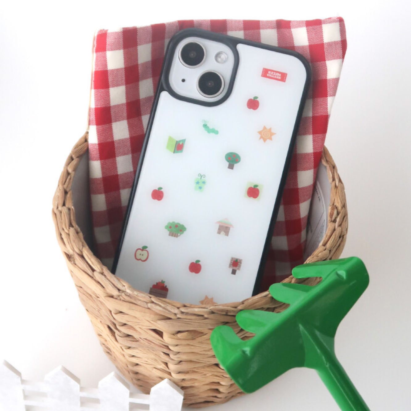 |KEZIM VILLAGE| APPLE FARM Glass Bumper / MagSafe Case