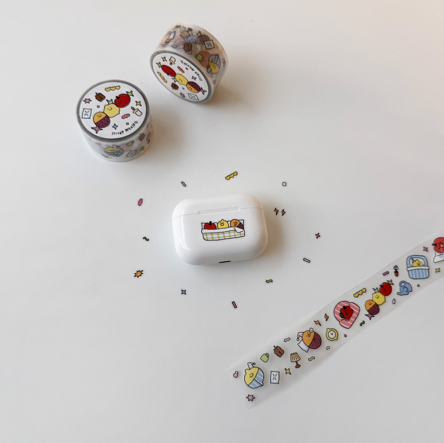 |second morning| Pajama Party Kisscut Masking tape