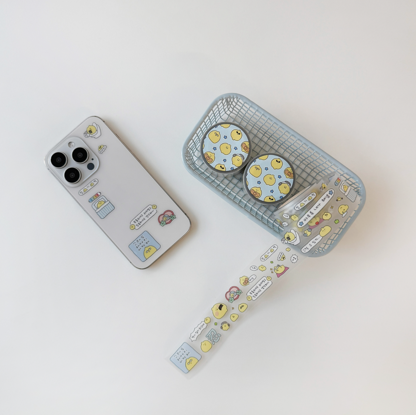 |second morning| Daily Lemoni Kisscut Masking tape