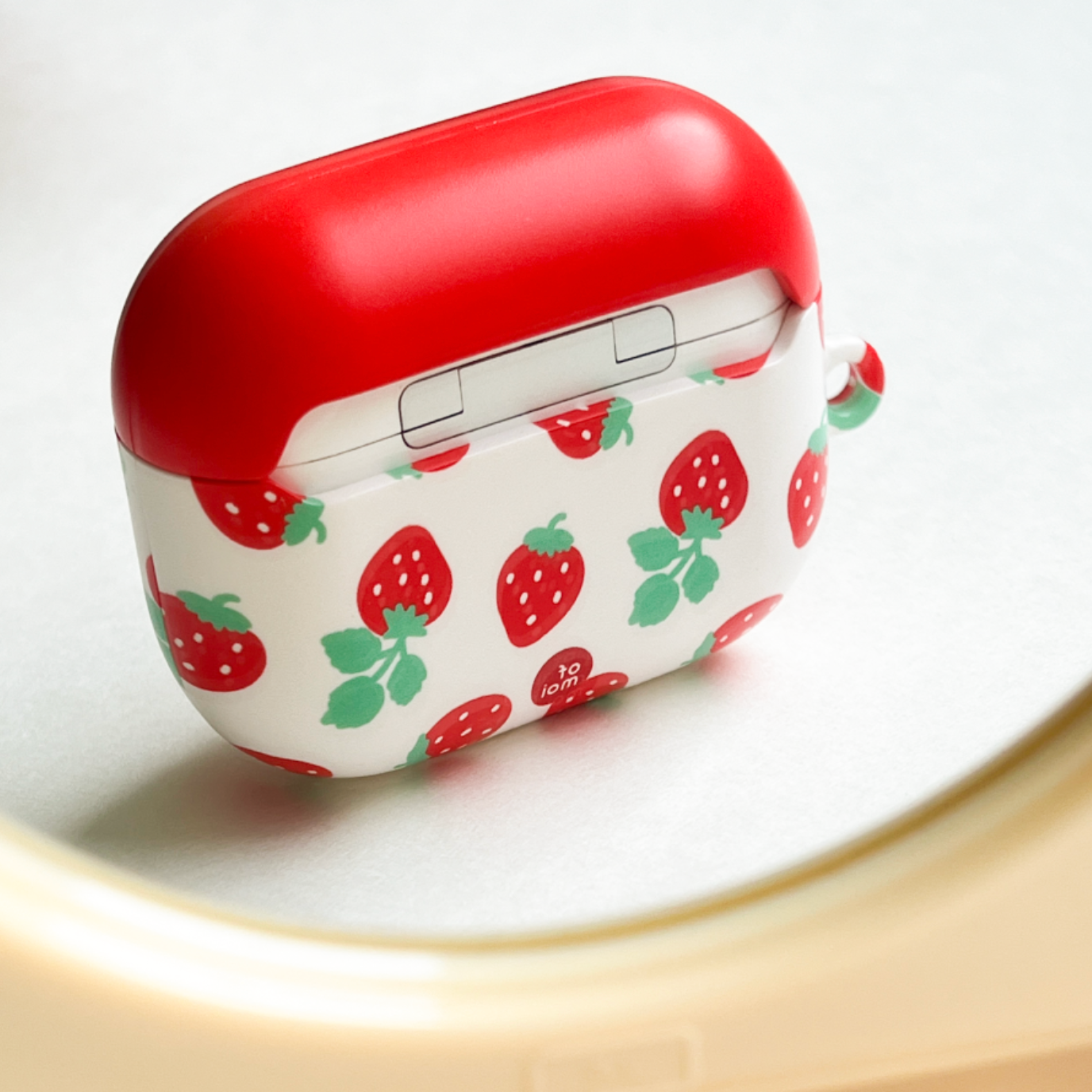|ofmoi| Red Berry Airpods Case (Matte)