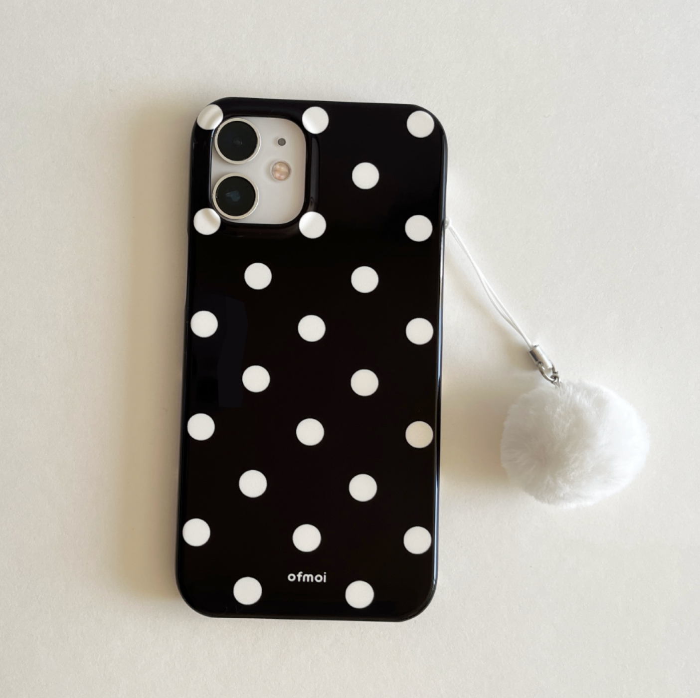 |ofmoi| Black Dot Phone Case (4Types)