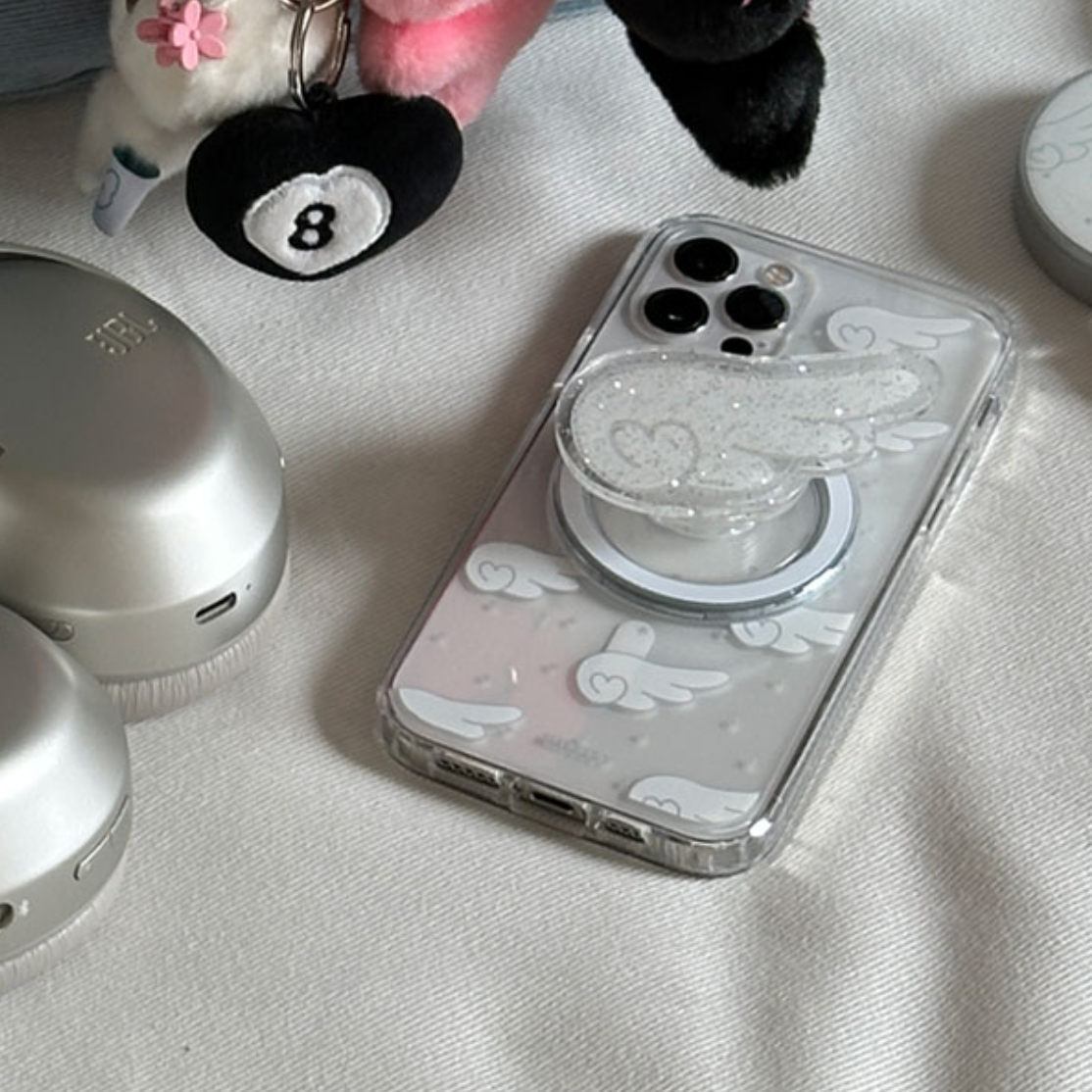 |MAZZZZY| Angel Wing MagSafe Jelly Hard Case