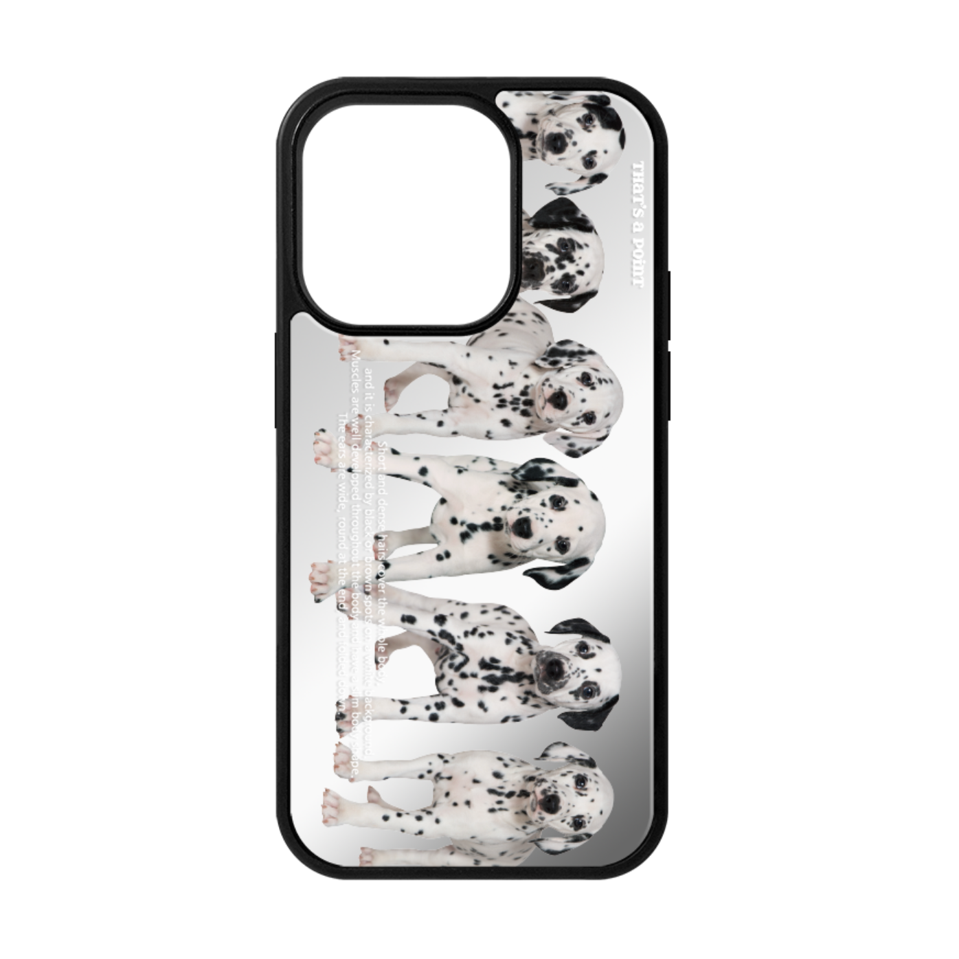|That's a point| Dalmatian Mirror Case (MagSafe)