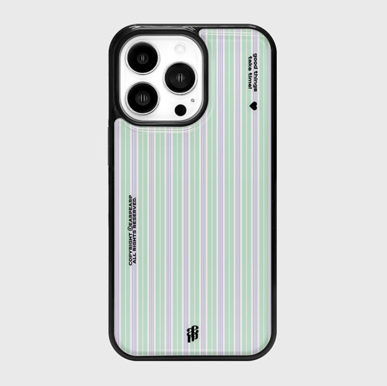 |earp earp| Green Stripe Epoxy Case