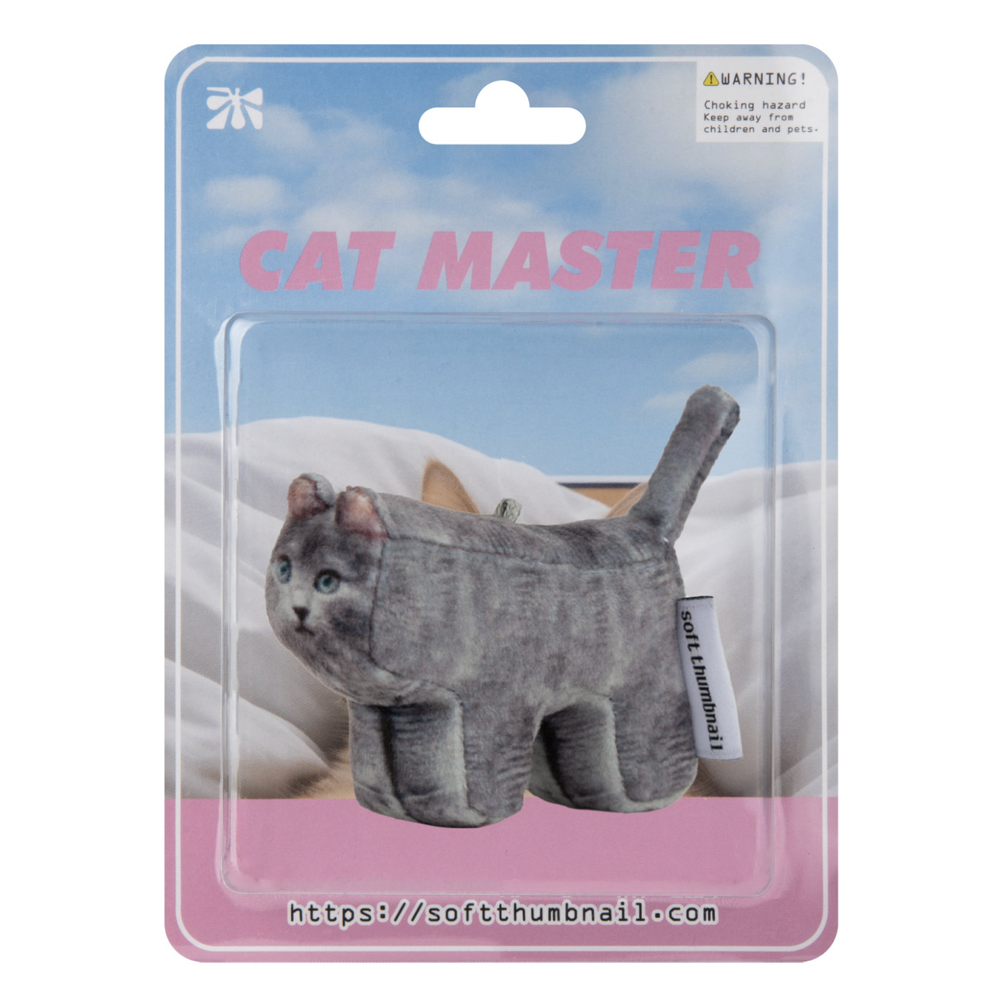 |SOFT THUMBNAIL| Jiji, Russian Blue Keyring