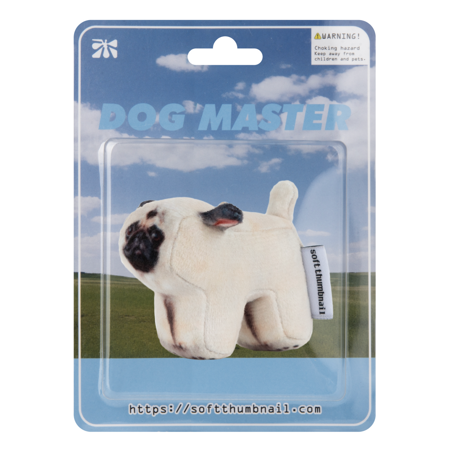 |SOFT THUMBNAIL| Chun, Pug Keyring