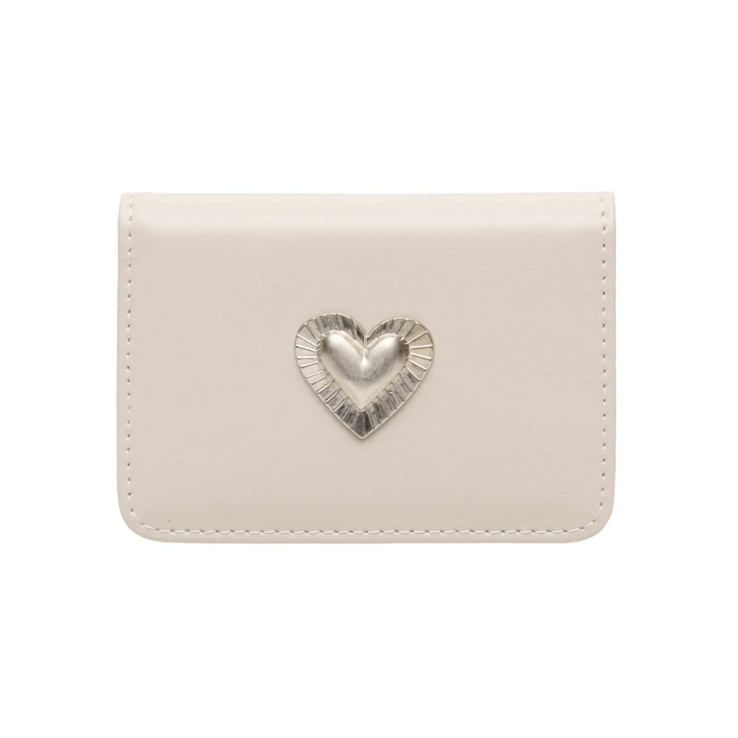 |LMQ| Pie Heart Photo Slot Card Wallet (3colours)