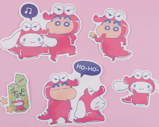 |CRAYON SHINCHAN 蠟筆小新| Cinnamoroll Decoration Sticker (5ea)