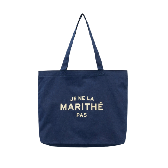 |MARITHÉ FRANÇOIS GIRBAUD| JE NE LA ECO BAG blue