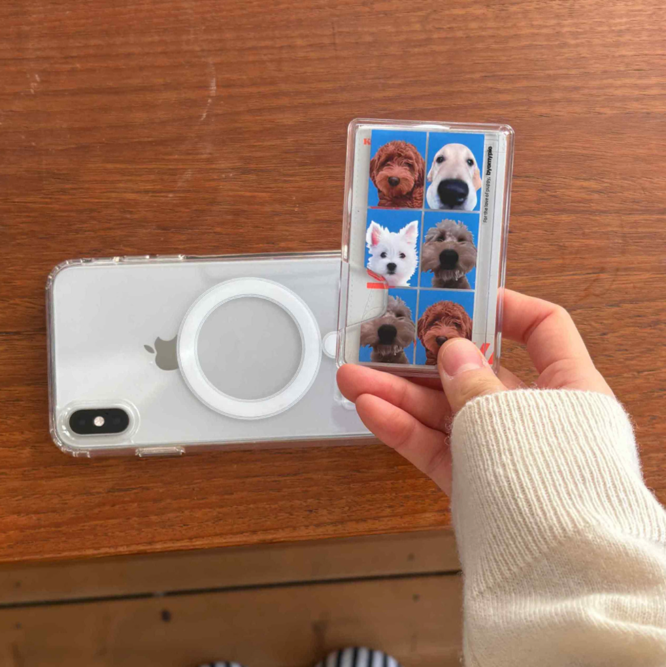 |byemypie| ID photo : Puppy MagSafe Card Slot