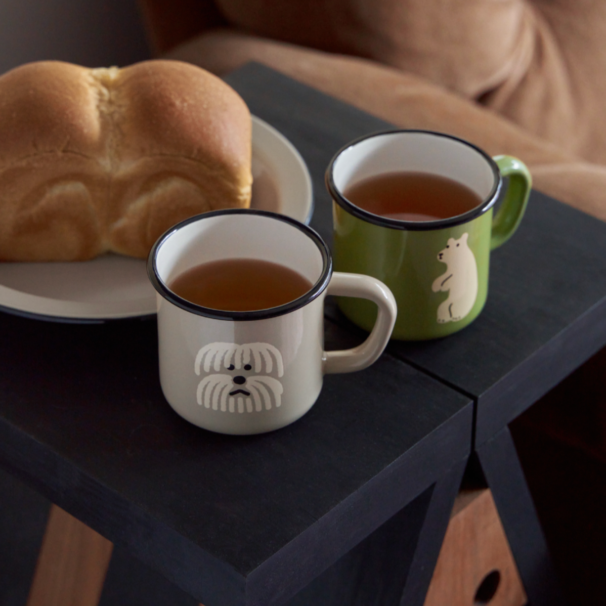 |WARMGREYTAIL| Enamel Mugs (3Colours)