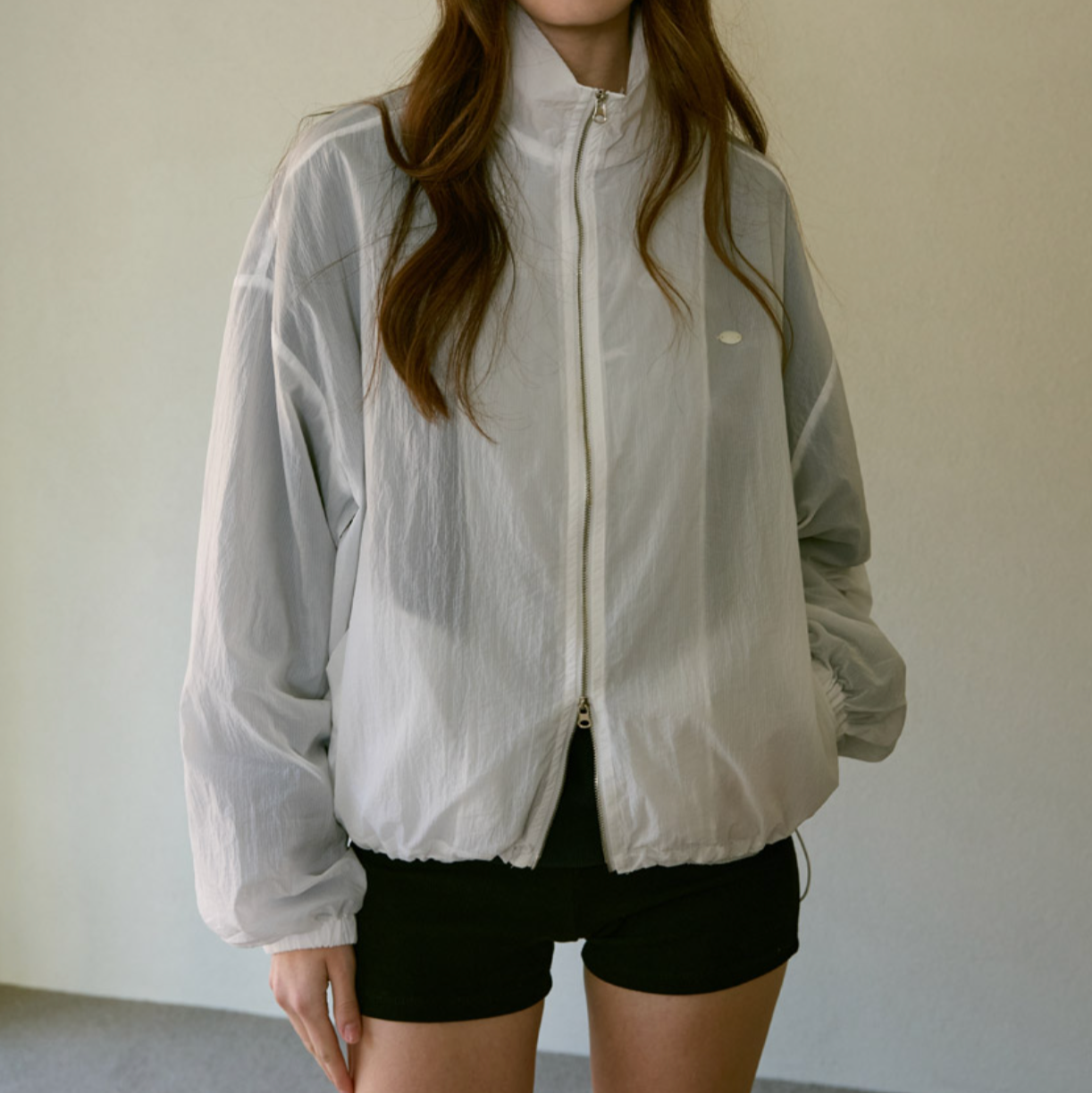 |Letter from Moon| Youth Sheer Windbreaker (Ivory)