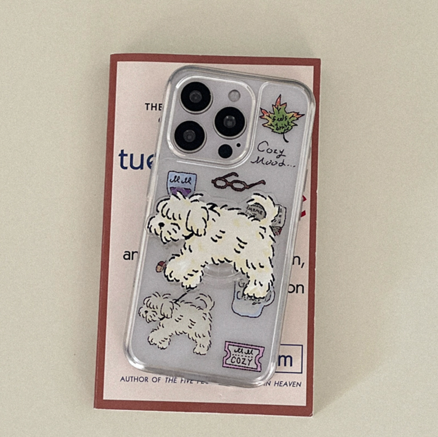 |Mademoment| Cozy Drawing Pattern Cover Case