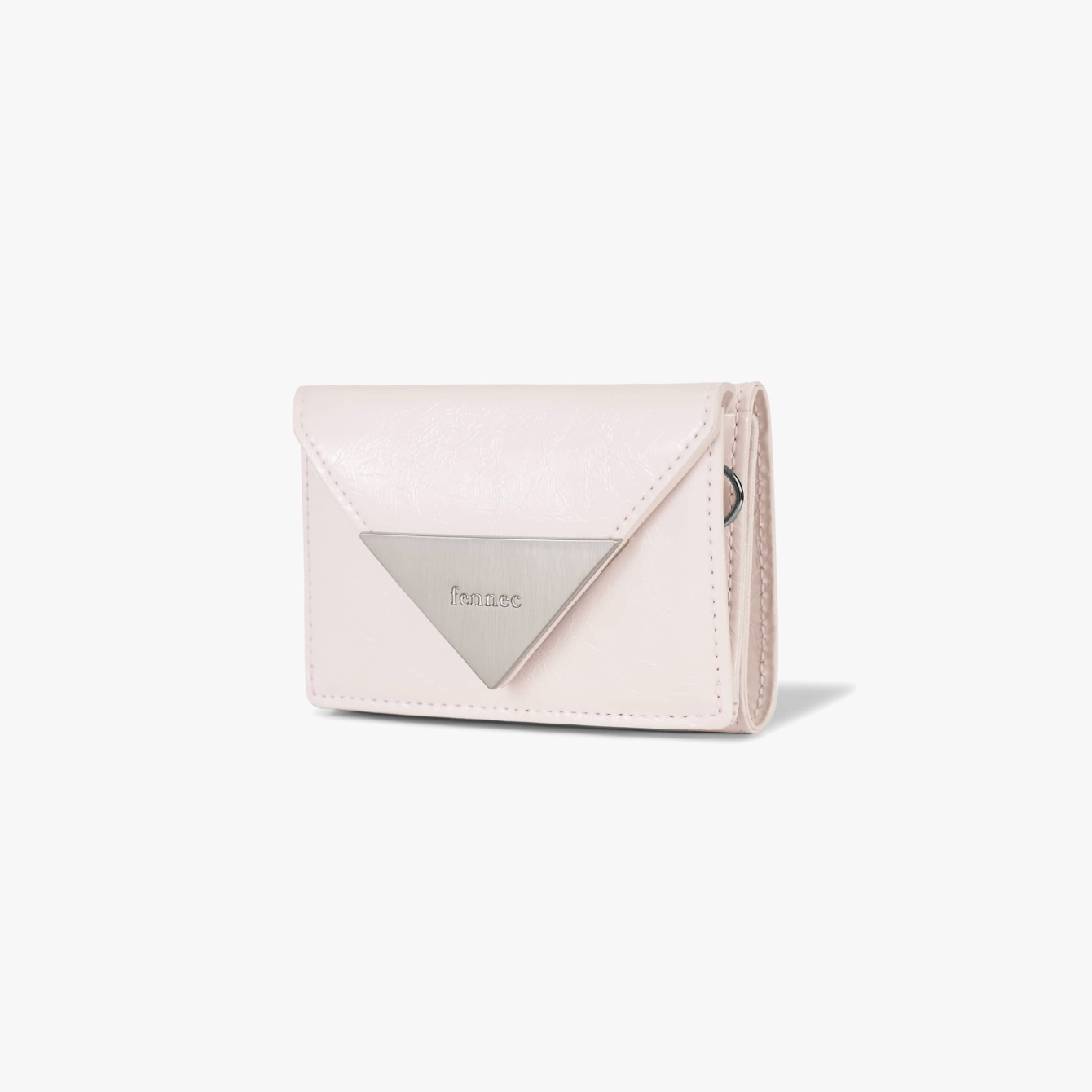 |Fennec| CRINKLE TRIANGLE TRIPLE WALLET - BLOSSOM