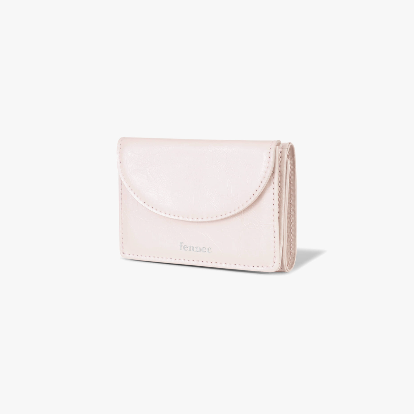 |Fennec| CRINKLE HALFMOON MINI WALLET - BLOSSOM