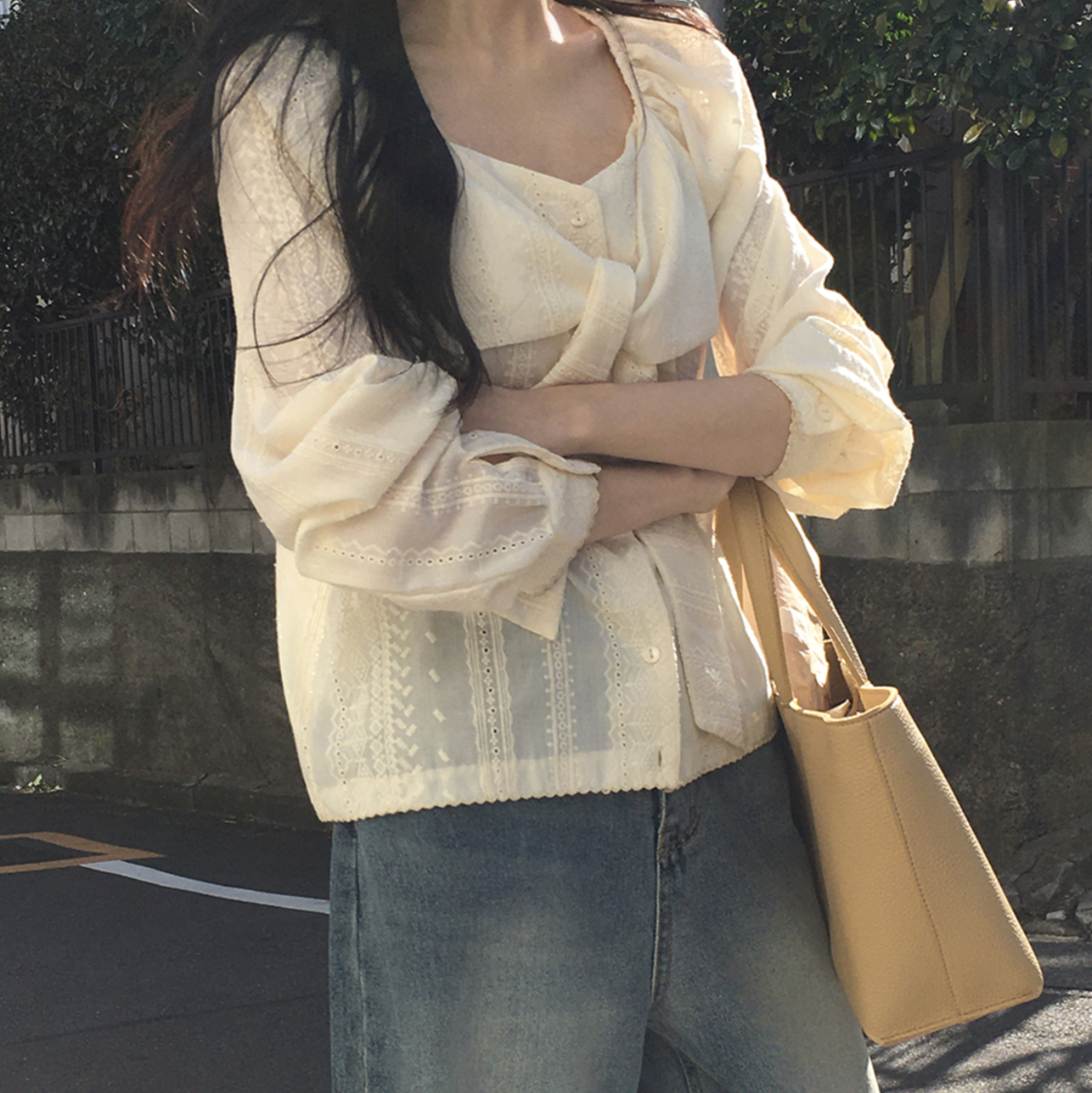 |98°C| |NEAH| Tinker Tie-up Blouse