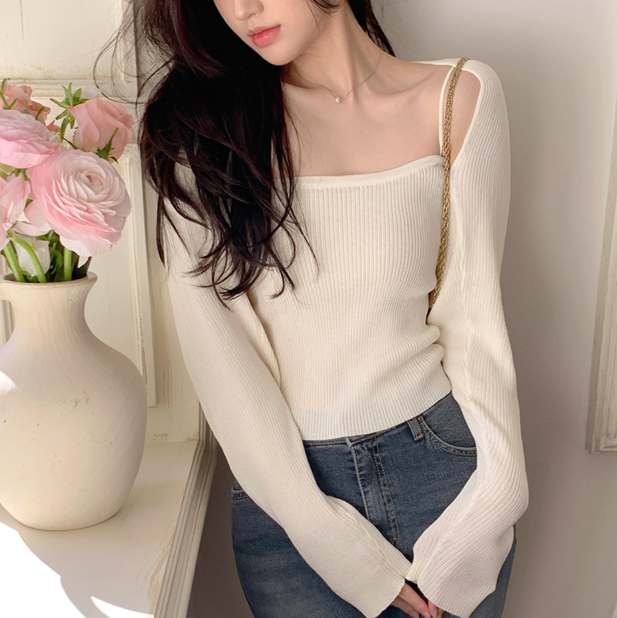 |perbit| Berion Sleeveless Bolero Cardigan Set