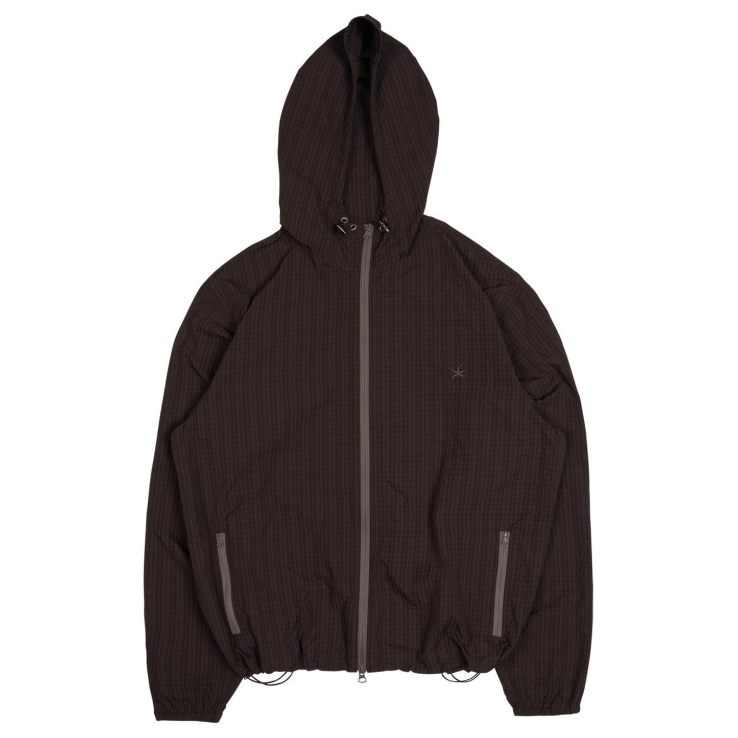 |THE COLDEST MOMENT| TCM Check Windstopper (burgundy)