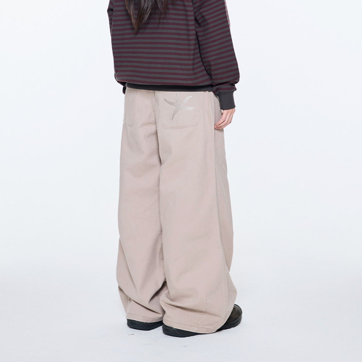 |THE COLDEST MOMENT| TCM Washed Starfish Chino Pants (Indie Pink)