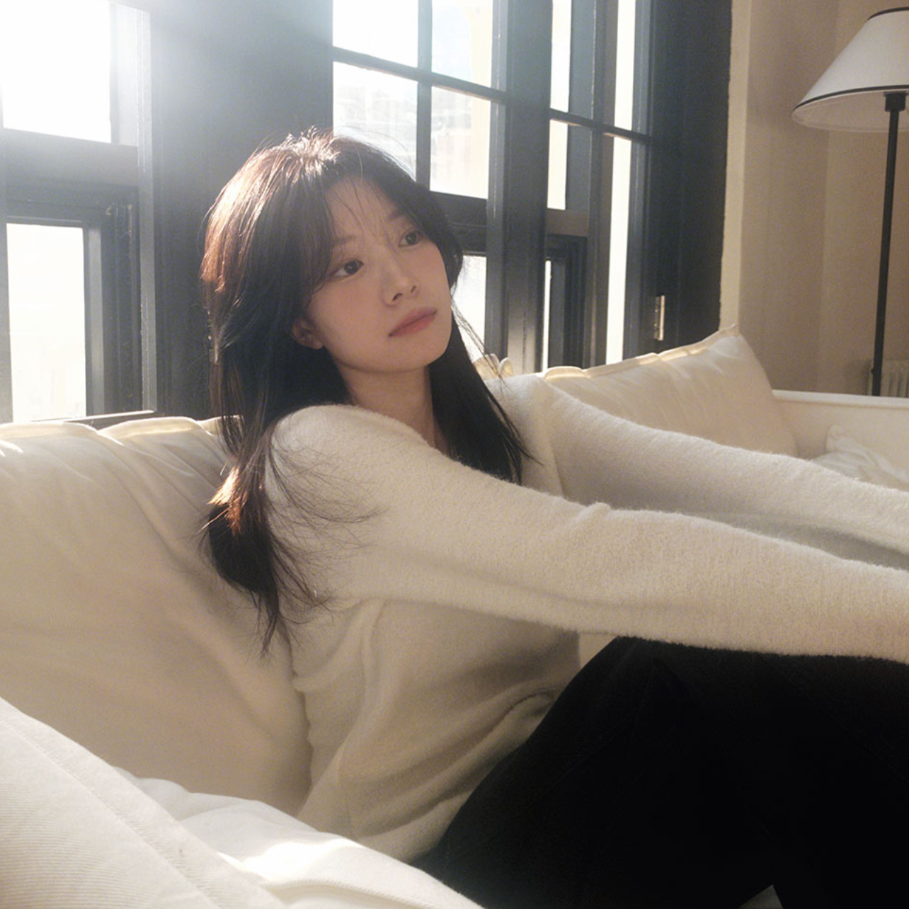 |SLOWAND| # SLOWMADE Soft and Slim-Fit Knit Top