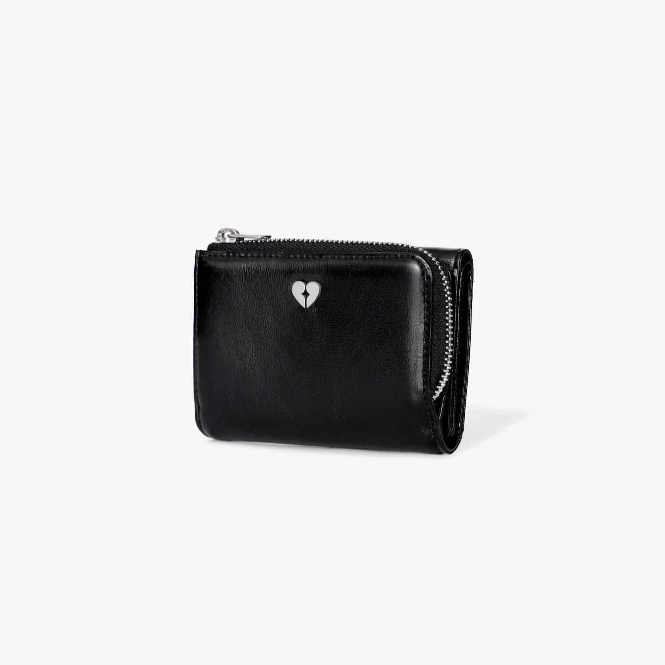|fennec| HEARTY ZIPPER WALLET - BLACK
