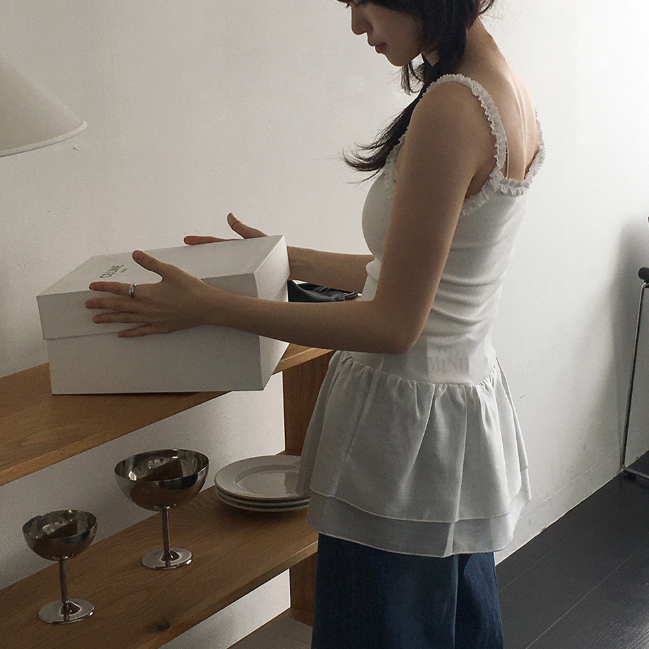 |98°C| Layered Frill Tee