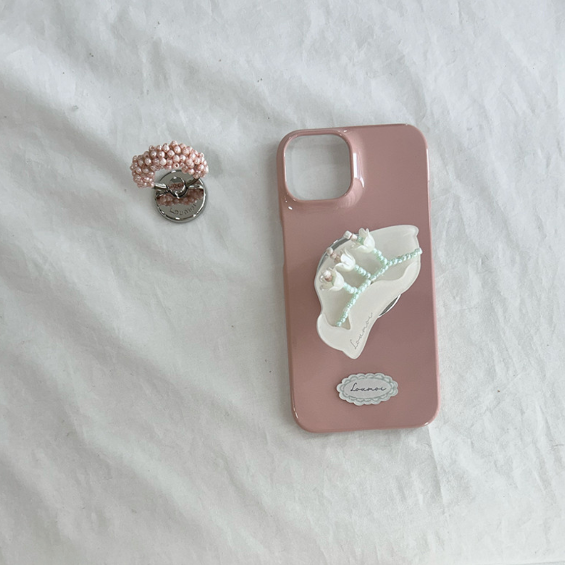 |loumoi| Leaf Series : Coral Blossom Hard Case